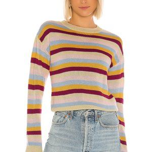 NWT Tularosa Revolve Striped Kokomo Pullover Sweater Wool Blend Sz L